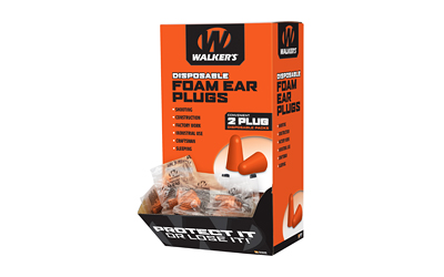 [WALGWP-FOAMPLUG200BX] WALKER'S FOAM EAR PLUGS 200PK BOX
