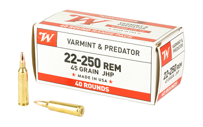 [WNUSA222502] WIN USA 22-250 REM 45GR JHP 40/400